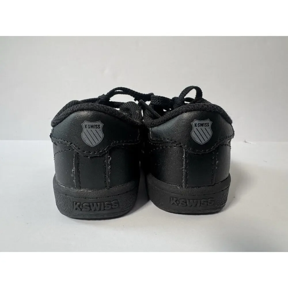 K Swiss Classic VN Infant Low Sneakers Black Size 6 Toddler Shoes With Box